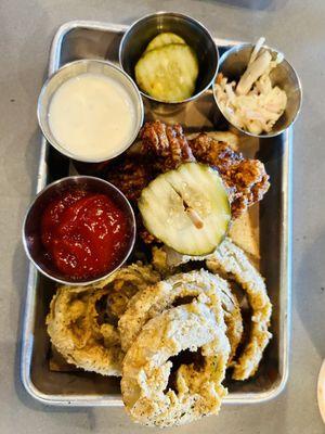 Nashville Tenders and Onion Rings split