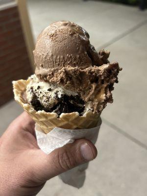 My tasty cone...yes I ate the WHOLE thing!