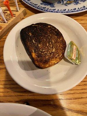 Burnt toast