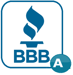 Extremely proud to be backed by the BBB with an A rating!