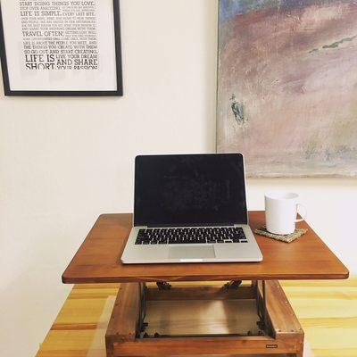 We offer an adjustable standup desk in our Commons Room.