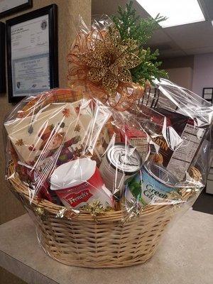 OUR HOLIDAY RAFFLE  BASKET...