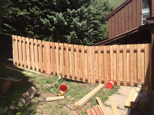 We even tear down old fences and Build new ones