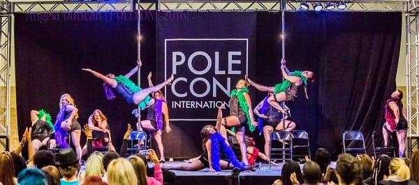 Our Burlesque Troupe performed at PoleCon in Fort Worth this year!!