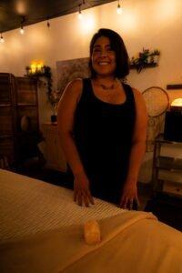 GIna in Massage studio