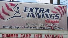 Extra Innings-Sarasota located off Cattlemen Rd just south of Fruitville & I-75.  Baseball & Softball Batting cages w/ a fully stocked shop!