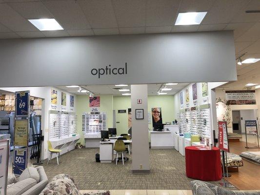 Optical Department inside Boscov