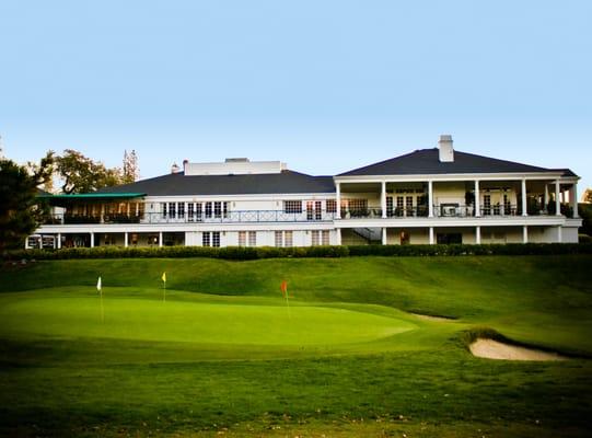 Practice Area and Side of Clubhouse