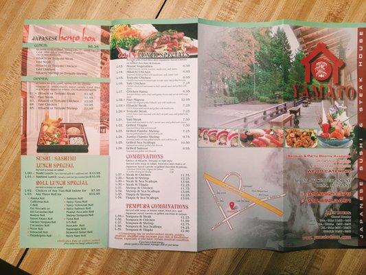 Take Out Menu #2