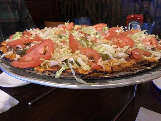 Bacon Cheeseburger Pizza. Fantastic!