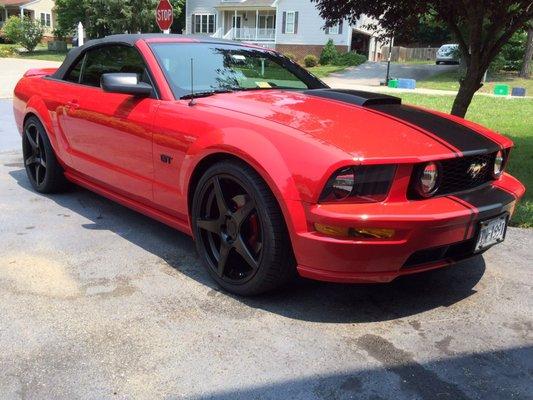 # Chrome helped find the best look for my Mustang