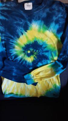 My new and last tie dye for the year!