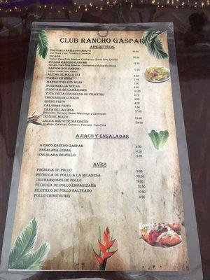 Food Menu