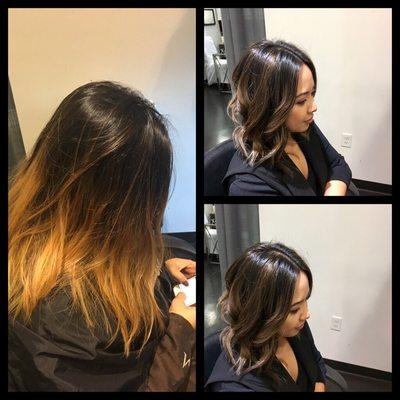 Corrective color work, created by Niki C.