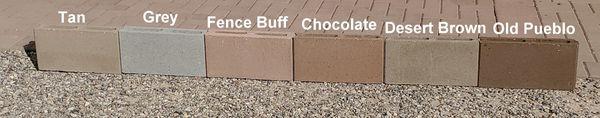 CABCO Fence Block 4818 T & G stocking colors. Most available in 6" wide as well.