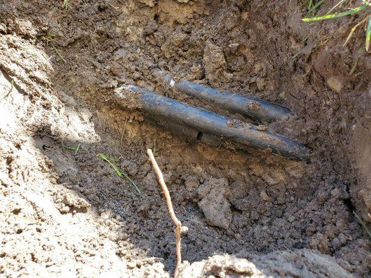 Need to repair Bottom Cracked Pipe From 2 previous repairs in July /August with Dynamic Lawn.  9/28/2021