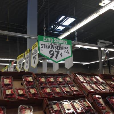 WinCo: Strawberries for $0.97/pound.