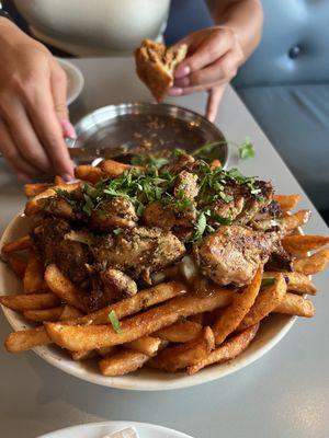 F Chicken Tika Poutine