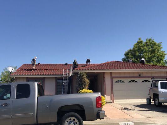 Calpac roof Installation. We got you covered !