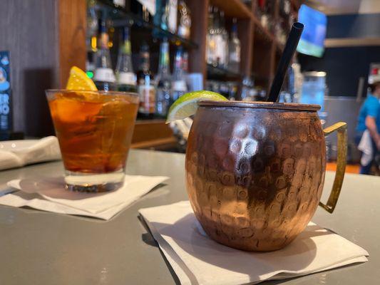 Old Fashioned & Moscow Mule