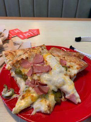 Zesty Ham & Cheddar Pizza