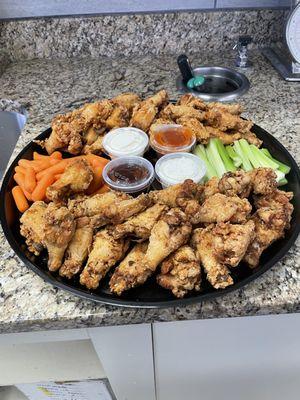 Chicken wings platters