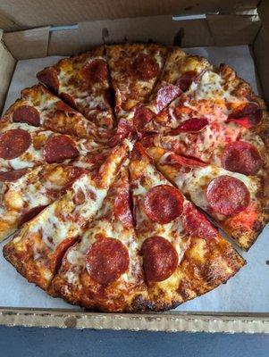 Pepperoni pizza