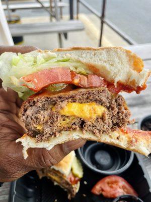 Juicy Lucy Burger