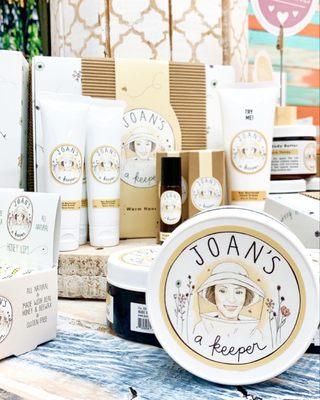 N E W at N L B  Joan's A Keeper is filled with natural ingredients! Stop In Store + Check out the collection or Online.