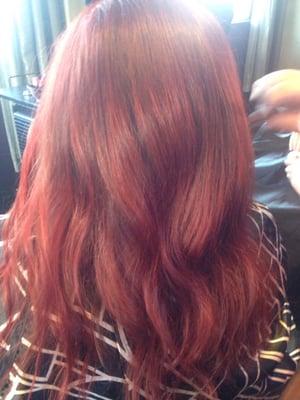 Aveda hair color, by Halli Ahrens -Colorist/ stylist