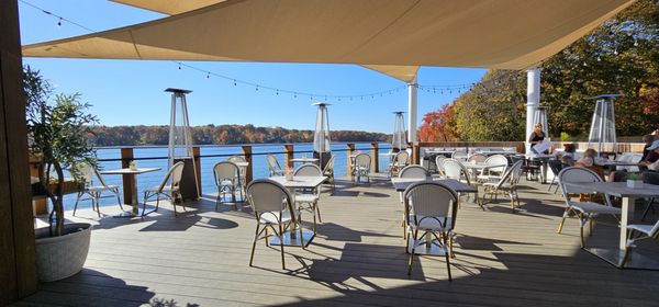 Lakeside View with outdoor dining