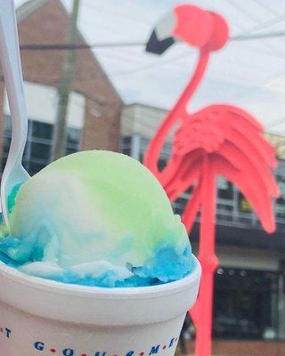 Tie dye Italian ice