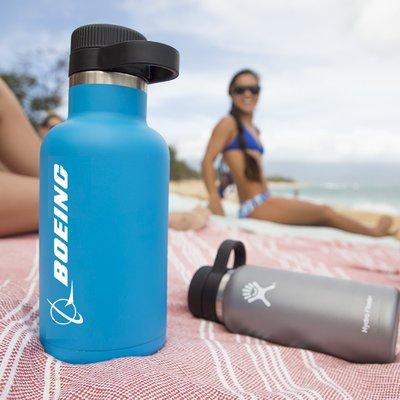 Custom-branded drinkware of all shapes and styles, including HydroFlask.