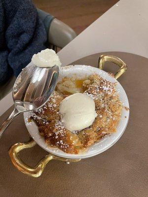 Peach cobbler