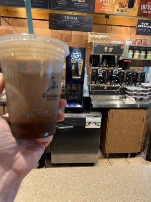 Nitro cold press...for those of us avoiding sugar and dairy...this is a coffee that is smooth and creamy all by itself.