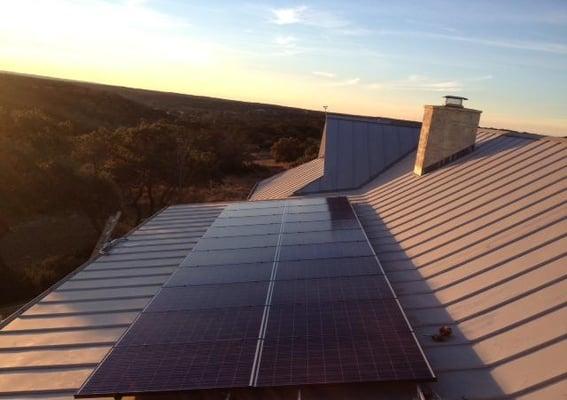 metal roofs are fantastic for solar panels!