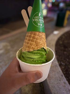 Matcha Soft Serve