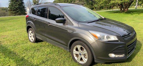 3M Ceramic IR tint on 2015 Escape. This was taken with the sun shining directly on the car.