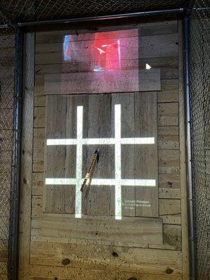 Axe Throwing (with digital target)