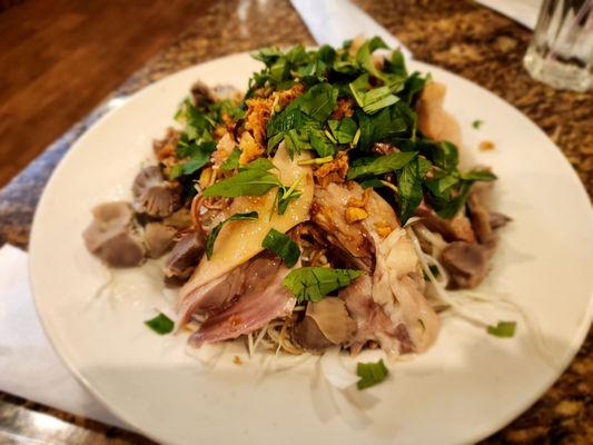 The duck salad