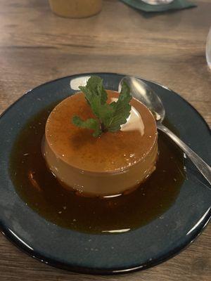 Thai tea pudding