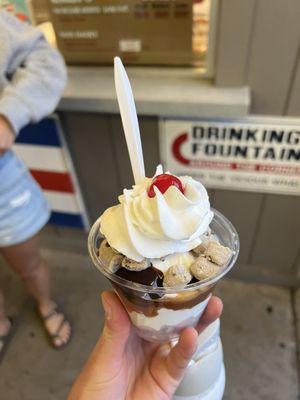 Small beach bum sundae