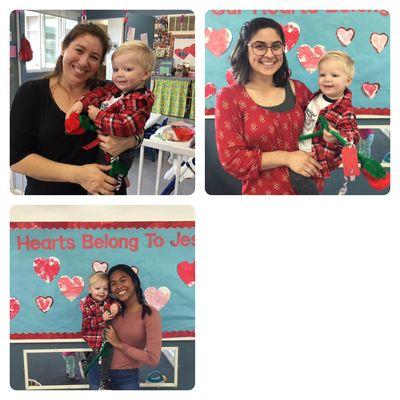 Valentine's Celebration with Vinny's favorite room 1 teachers.