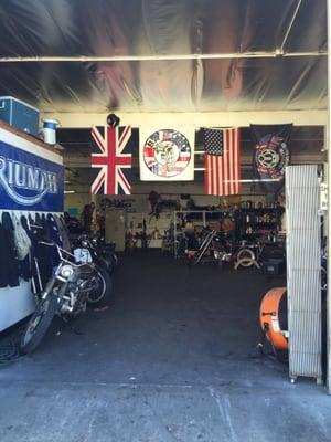 Excited to see what these guys can do. Definitely a guys motorcycle shop.