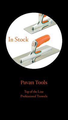 Pavan tools. Professional Venetian Plaster Application Tools.