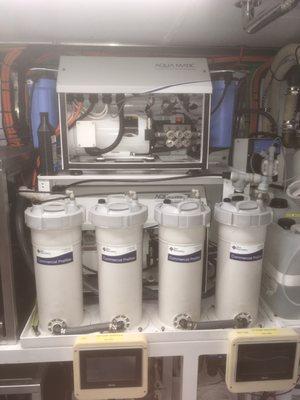 Refabricated a water maker on a luxury motor yacht so that it was more efficient.