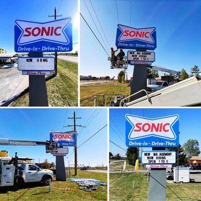 Sonic Pylon Sign Renovation