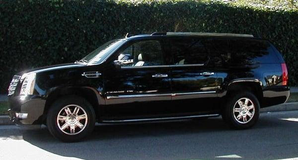 3 Types of SUVs for you to choose from. (Escalade, Suburban & Navigator)