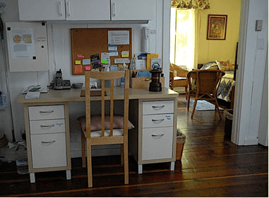 Tara Home (hospice cabin in the redwoods at Land of Medicine Buddha)