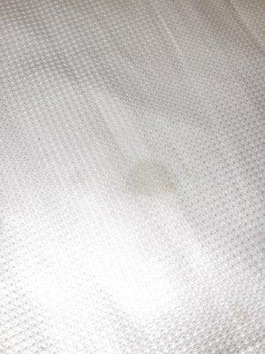 Stained "clean" linens.